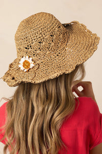 Women's Chic Women's Wide Brim Bucket Hat - Lightweight, Adjustable Sun Protection in Elegant Neutral Tone for Effortless Style
