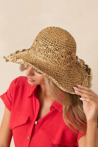 Wide Brim Bucket Hat