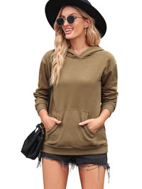 Comfy Loose Fit Women's Hoodie with Pockets in Various Colors and Sizes