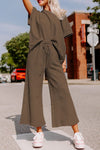 Casual Stylish Long Sleeve Solid High Collar Skinny Fit Jumpsuit