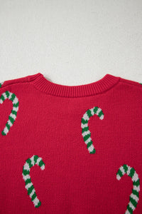 christmas sweater candy cane