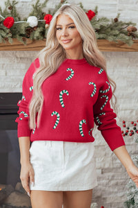 christmas sweater candy cane