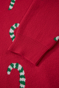christmas sweater candy cane