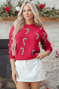 christmas sweater candy cane