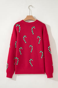 christmas sweater candy cane