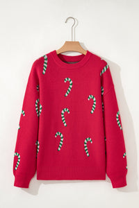 christmas sweater candy cane