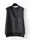 Textured Knit Vest
