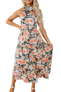 womens-dresses-floral-v-neck-off-shoulder-short-sleeve-dress