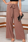 Stylish Women's Wide Leg Flowy Pants in Soft Fabric - Comfortable Trousers for Effortless Everyday Chic