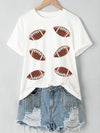 Bedazzled Football Tee