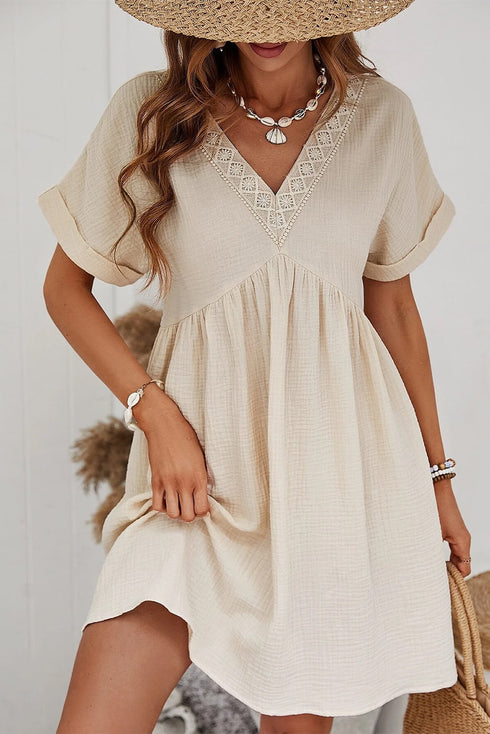 womens-dresses-casual-holiday-lace-stitching-waist-v-neck-mini-dress