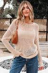 Elegant Women's Trendy Knit Hollow Out Sweater - Chic and Comfortable for Stylish Layering in Any Season