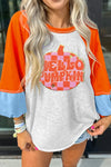 Chic Women's Pumpkin Graphic Tee - Cozy Fall Top, Casual Fit, Ideal for Autumn Outings and Gatherings