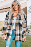 Cozy Fit Women's Plaid Button-Up Shirt Jacket – Versatile Layering Essential for All Seasons and Styles