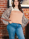 Plus Size  Summer Leopard Top