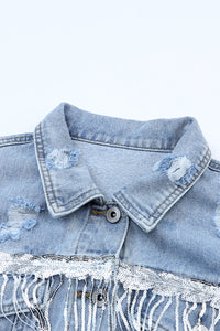 sky-blue-sequin-embellished-fringe-distressed-denim-jacket