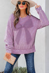 Cozy Women's Mineral Washed Sweatshirt in Soft Pastel Colors - Relaxed Fit for Effortless Style and All-Day Comfort