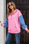 Cozy Women's Half Zip Hoodie in Soft Cotton Blend - Casual Layering Essential in Trendy Colors for Everyday Comfort