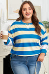 Cozy Plus Size Women's Long Sleeve Pullover Sweater - Stylish Layering Essential in Soft, Trendy Colors