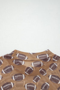 mesh long sleeve top