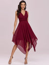 Modern and Stylish Chiffon Knee-Length Dress