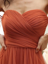 Elegant Strapless A Line Evening Gown with Cascading Ruffles