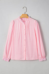 lace patchwork shirt