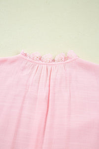 lace patchwork shirt