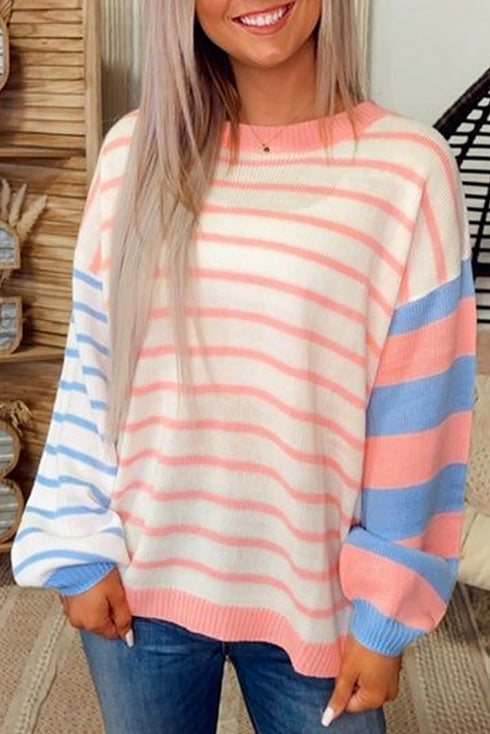 Women's Cozy Oversized Grey Knit Sweater - Soft, Warm Casual Chic for Effortless Everyday Style