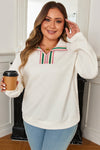 Cozy Plus Size Women's Sweatshirt in Soft Fabric – Casual Chic for Everyday Comfort and Effortless Style