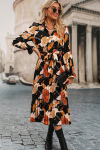 womens-pajamas-ice-silk-light-luxury-ginkgo-print-pajama