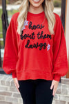 Chic Women's Casual Letter Graphic Sweatshirt in Soft Cotton Blend for Everyday Comfort and Effortless Style