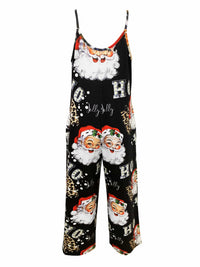 Festive Season Santa V Neck Jumpsuit