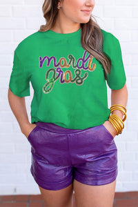 mardi gras tee