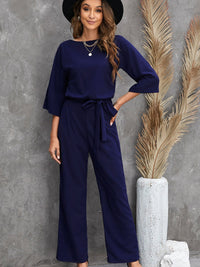 solid-high-necked-long-sleeved-casual-jumpsuit