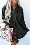 Chic Women's Denim Shirt Dress with Belted Waist, Long Sleeves, and Classic Blue Wash for Effortless Style
