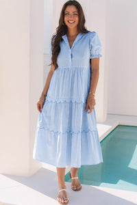 Women's Flattering Women's Striped Summer Dress - Casual Style for Everyday Wear, Ideal for Outings and Warm Weather Events