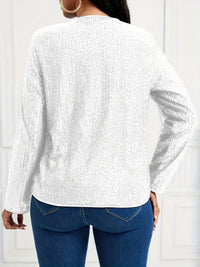 Layer up with this stylish Long Sleeve Open Front Jacket for Women, perfect for Spring and Fall!