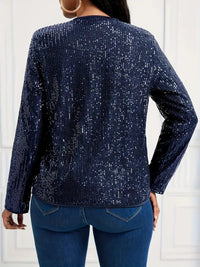 Layer up with this stylish Long Sleeve Open Front Jacket for Women, perfect for Spring and Fall!