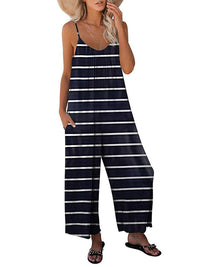 Leopard Print Sleeveless Jumpsuit for Stylish Women
