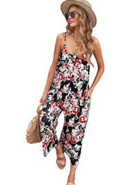 Leopard Print Sleeveless Jumpsuit for Stylish Women