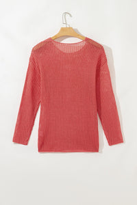 hollow out sweater