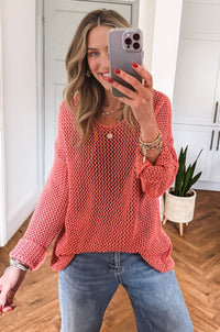 hollow out sweater