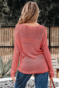 hollow out sweater