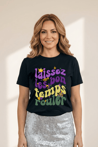 
Women's Mardi Gras Laissez Les Bon Temps Rouler Graphic Tee
