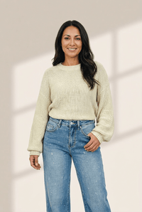 Women's Mist Blue High-Rise Distressed Wide Leg Jeans