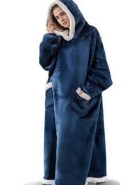 Oversized Wearable Flannel Blanket Hoodie for Maximum Comfort