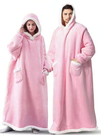 Oversized Wearable Flannel Blanket Hoodie for Maximum Comfort