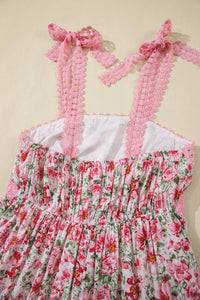 floral sleeveless dress