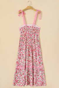 floral sleeveless dress